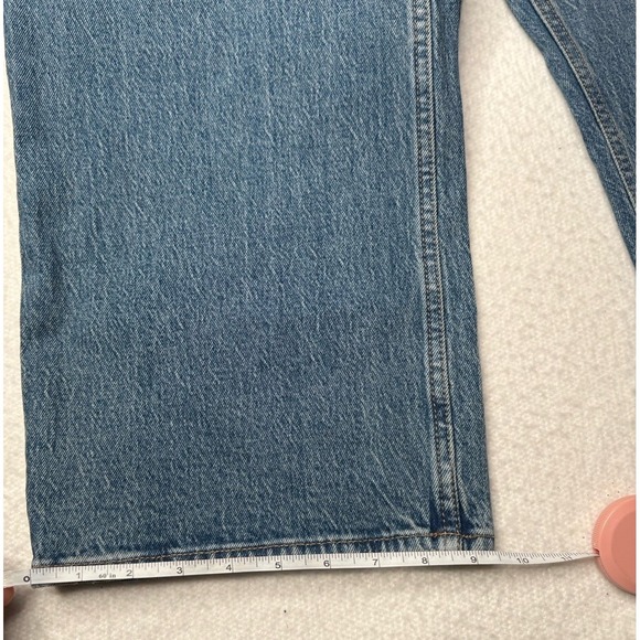 Abercrombie & Fitch High Rise 90s Relaxed San Francisco 49ers Jean Sz 31R NEW! - Picture 8 of 12